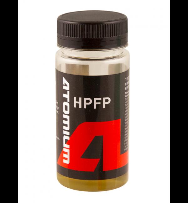 Diesel fuel pump additive Atomium HPFP to restore worn high pressure fuel pump to restore