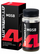 Atomium MGSB - Transmission oil additive to fix manual or semiautomatic gearbox, to restore working parameters, reduce noise and vibrations, facilitate gear shifting, reduce energy loss and thus save fuel consumption.