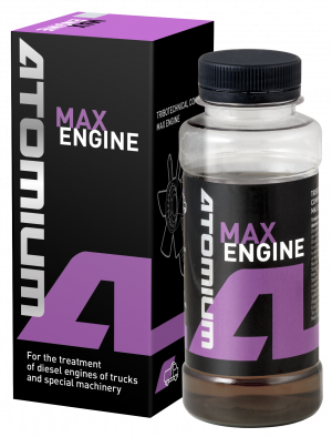 Truck engine treatment | Atomium &quot;MAX Engine&quot; | Diesel truck oil additive