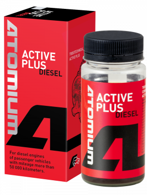 Diesel engine treatment | Atomium &quot;Active Plus Diesel&quot; | Motor oil additive | for diesel engines with big mileage, for restoring compression, power and eliminating oil consumption