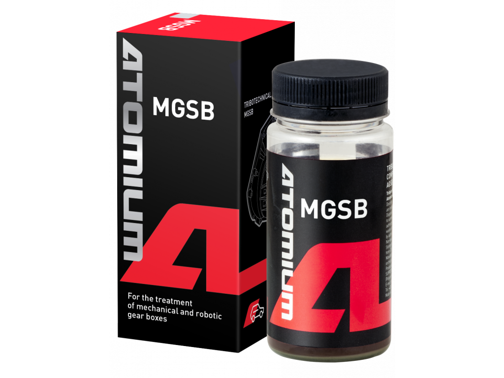 Manual gearbox oil additive Atomium MGSB to fix manual transmission