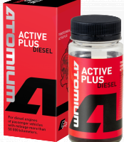 Diesel engine treatment | Atomium &quot;Active Plus Diesel&quot; | Motor oil additive | for diesel engines with big mileage, for restoring compression, power and eliminating oil consumption